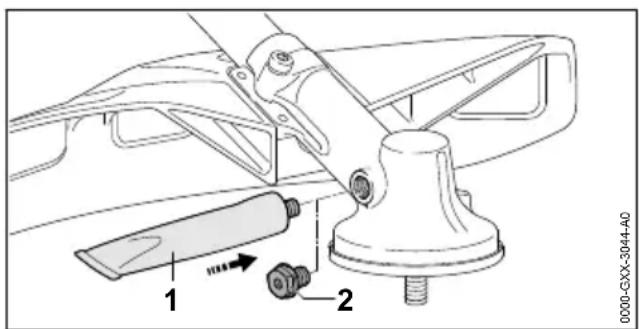 STIHL FSA 130 R - Getriebe schmieren - 1