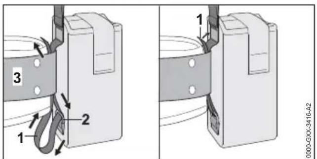 STIHL FSA 130 R - Using with AP Belt Bag with Connecting Cable - 2