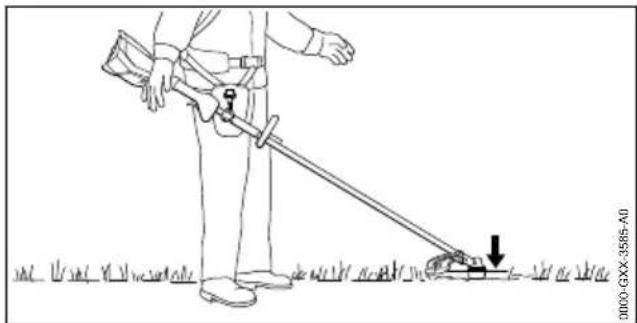STIHL FSA 130 R - Adjusting the Connecting Cable - 3