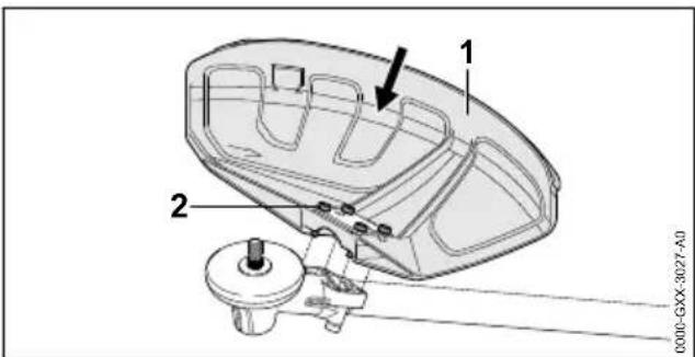 STIHL FSA 130 R - Mounting the Deflector - 1