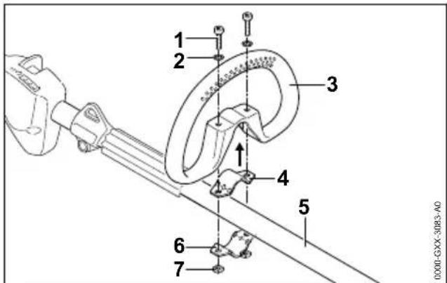 STIHL FSA 130 R - Rundumgriff anbauen - 1