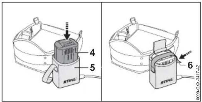 STIHL FSA 130 R - "Heuptasje AP met aansluitkabel" monteren - 3