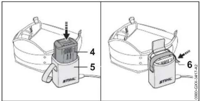 STIHL FSA 130 R - „Gürteltasche AP mit Anschlussleitung“ anbauen - 3