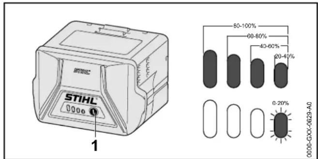 STIHL HSA 56 - Recharge de la batterie - 2