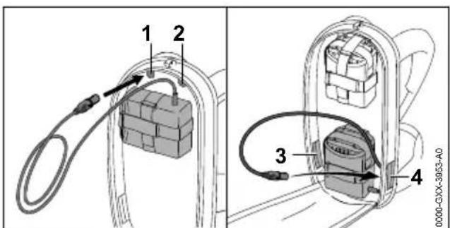 STIHL HSA 94 R - Aansluitkabel aanbrengen en afstellen - 1