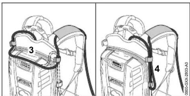 STIHL HSA 94 R - Fitting and Adjusting the Connecting Cable - 2