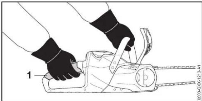 STIHL MSA 120 CBQ - Prise en mains et utilisation de la tronconneuse - 1