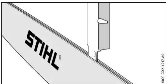 STIHL MSA 120 CBQ - Zaagblad controleren - 1