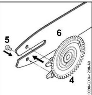 STIHL MSA 120 CBQ - Führungsschiene und Sägekette anbauen - 3