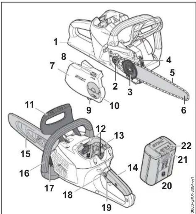 STIHL MSA 220 CB - MotoSega e batteria - 1