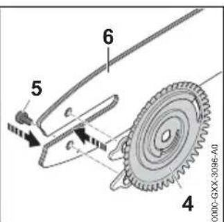 STIHL MSA 220 CB - Zaagblad en zaagketting monteren - 3