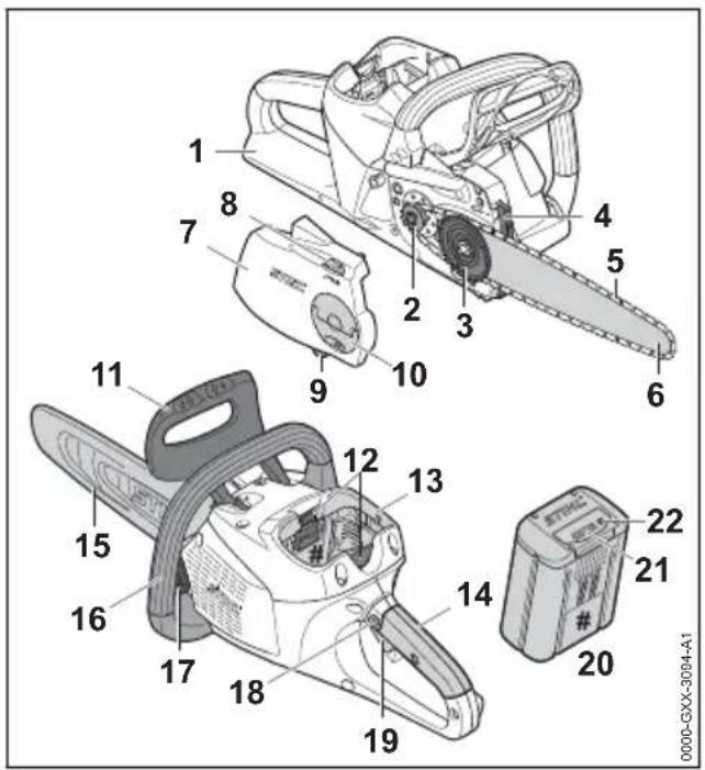 STIHL MSA 220 CB - Motorsäge und Akku - 1