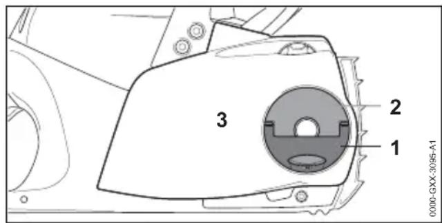STIHL MSA 220 CB - Montare la q n spranga di guida e della catena della sega - 1