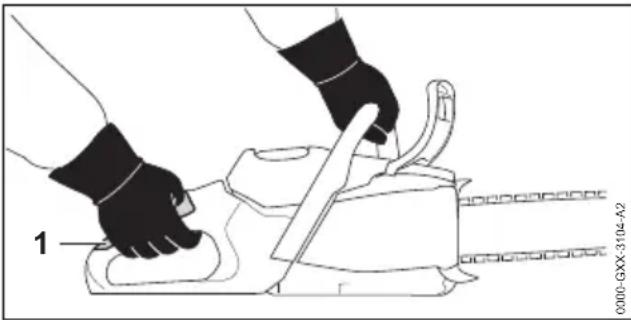STIHL MSA 220 CB - Kettingzaag vasthouden en bedienen - 1