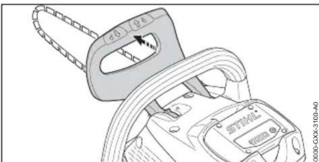 STIHL MSA 220 CB - Kettenbremse einlagen - 1