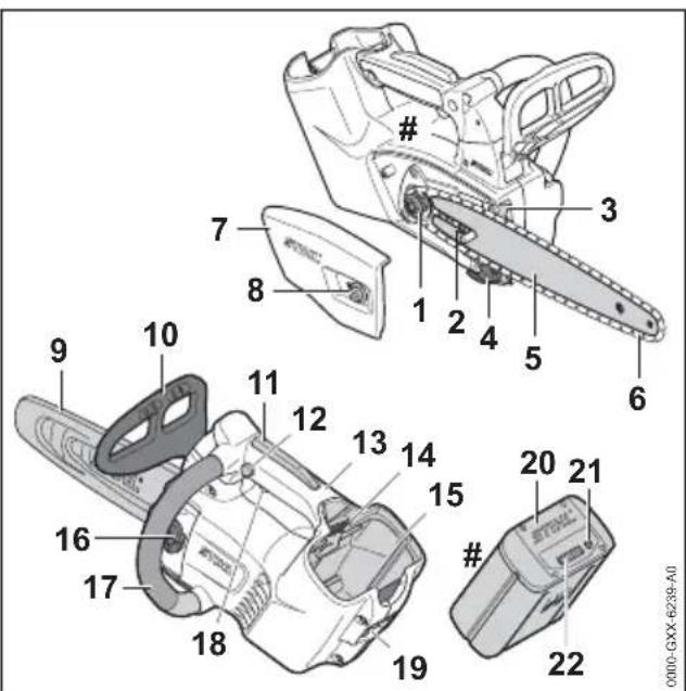 STIHL MSA 161 T - Kettingzaag en accu - 1