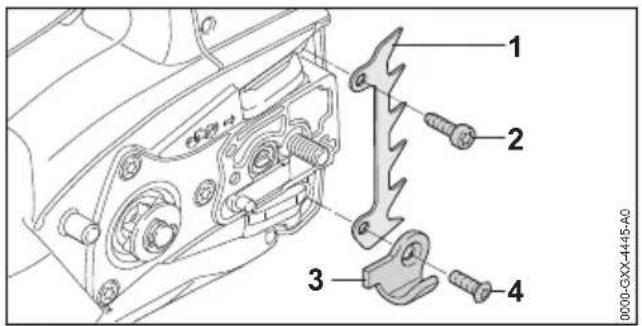 STIHL MSA 161 T - Krallenanschlag anbauen - 1