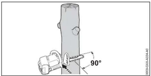 STIHL MSA 161 T - Fallkerb einsagen - 1