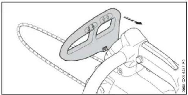 STIHL MSA 161 T - Disengaging the Chain Brake - 1