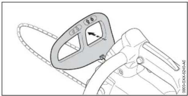 STIHL MSA 161 T - Applicare freno catena - 1