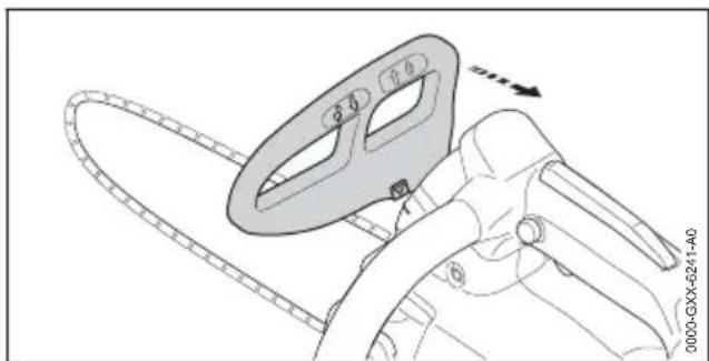 STIHL MSA 161 T - Desserrage du frein de chaine - 1