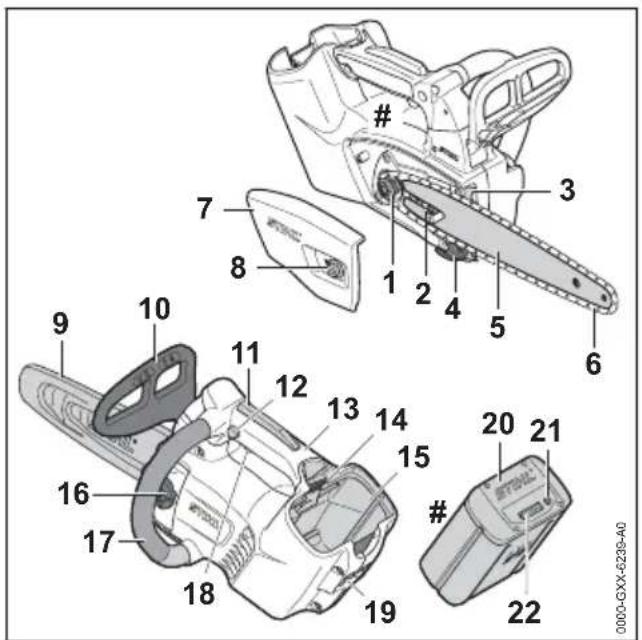 STIHL MSA 161 T - Chainsaw and Battery - 1