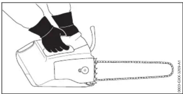 STIHL MSA 161 T - Prise en mains et utilisation de la tronçonneuse - 1