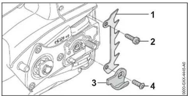 STIHL MSA 161 T - Mounting the Spiked Bumper - 1
