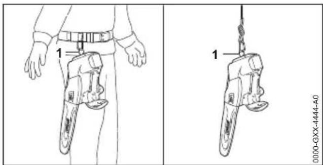 STIHL MSA 161 T - Transporting the Chainsaw - 1