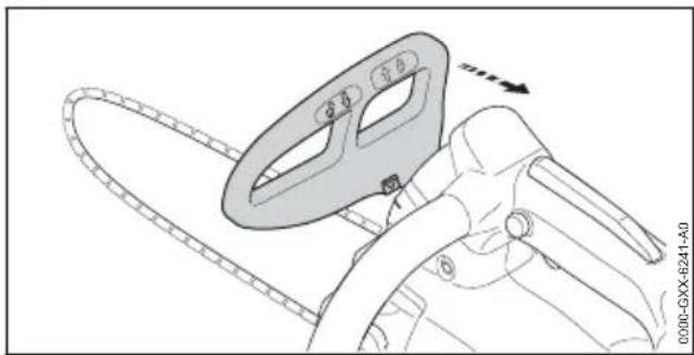 STIHL MSA 161 T - Kettenbremse losen - 1