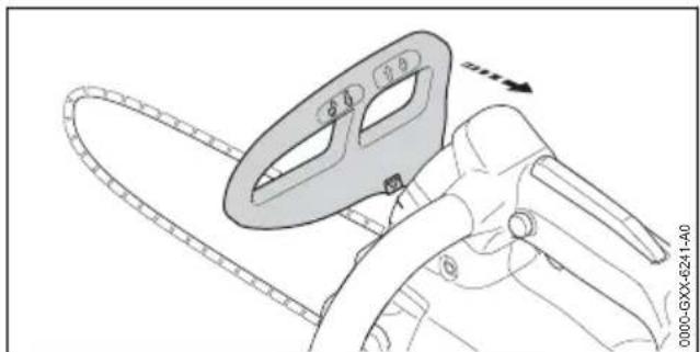 STIHL MSA 161 T - Sbloccare il freno catena - 1
