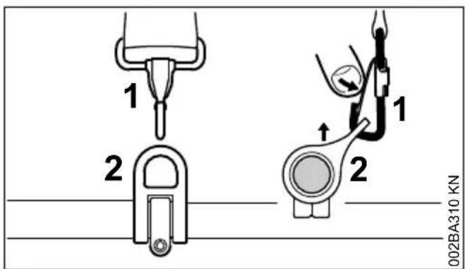 STIHL HL 94 - Decrochage de la machine du harnais - 1