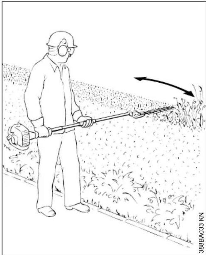 STIHL HL 94 - Taglio verticale (con barra falciente estesa) - 6