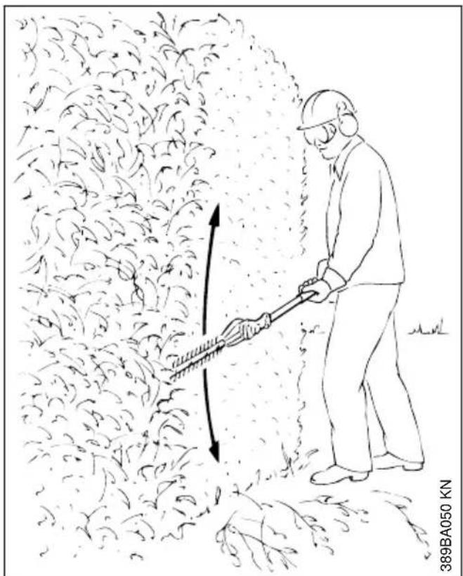 STIHL HL 94 - Coupe à la verticale (avec barre de coupe droite) - 1