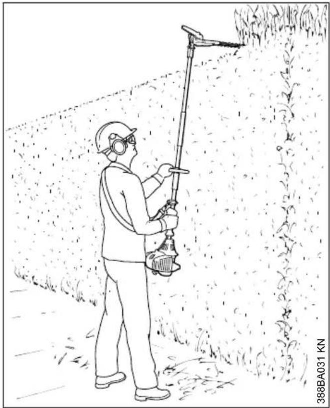 STIHL HL 94 - Vertical knippen (met gestrekte mesbalk) - 2