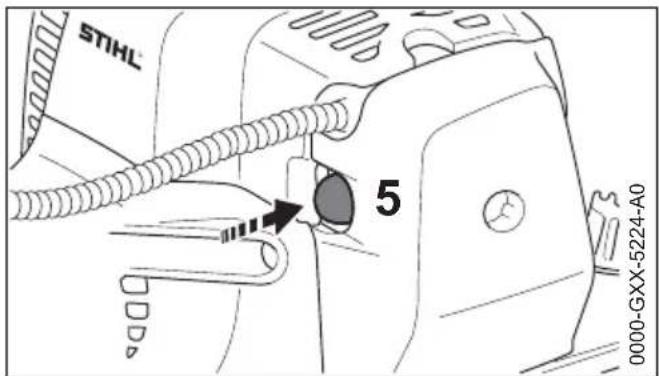 STIHL HL 94 - Mise en route du moteur - 1