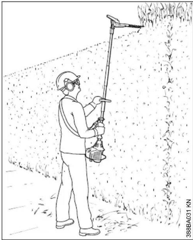 STIHL HL 94 - Coupe à la verticale (avec barre de coupe droite) - 2
