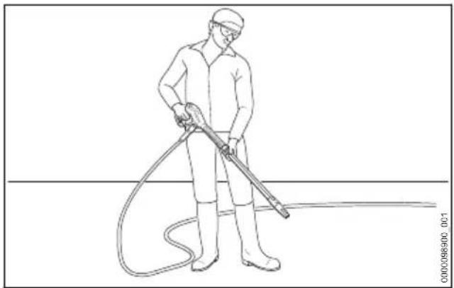 STIHL RE 110 Plus - Prise en main et utilisation du pistolet - 1