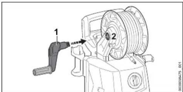 STIHL RE 110 Plus - Assemblage du nettoyeur haute pression - 1