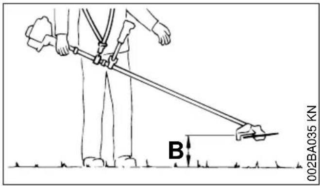 STIHL FS 131 - Bilanciare l'apparecchiatura - 3