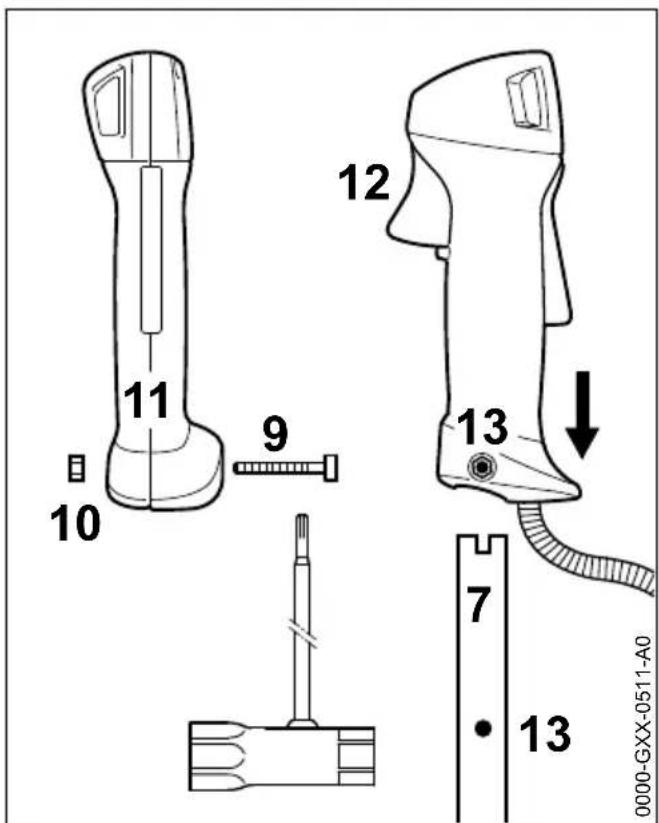 STIHL FS 131 - Klemmschalen abbauen - 4