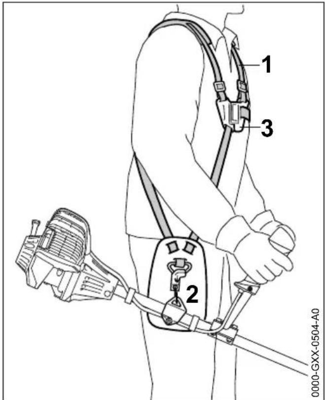 STIHL FS 131 - Harnais double - 1