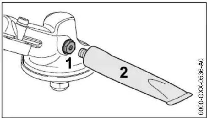 STIHL FS 131 - Getriebe schmieren - 1