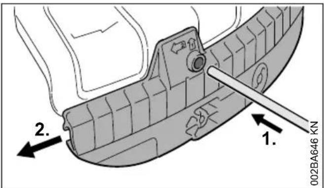 STIHL FS 131 - Schort verwijderen - 1