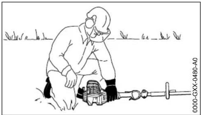 STIHL FS 131 - Mise en route du moteur - 2
