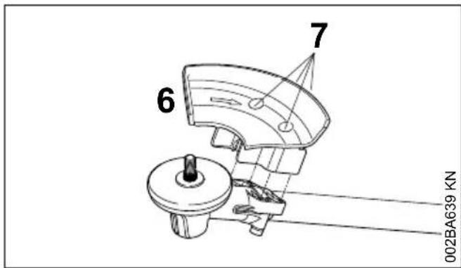 STIHL FS 131 - Aanslag monteren - 1