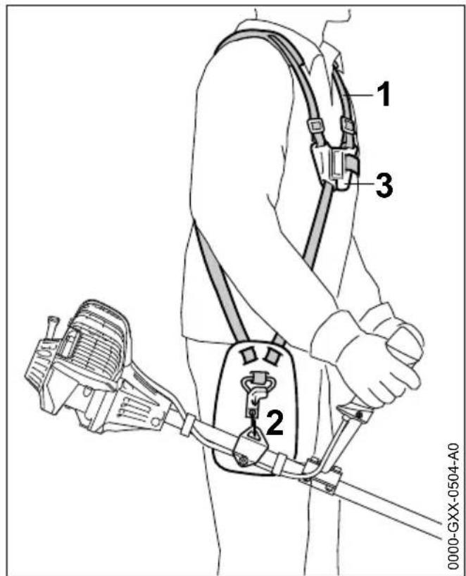 STIHL FS 131 - Doppelschultergurt - 1