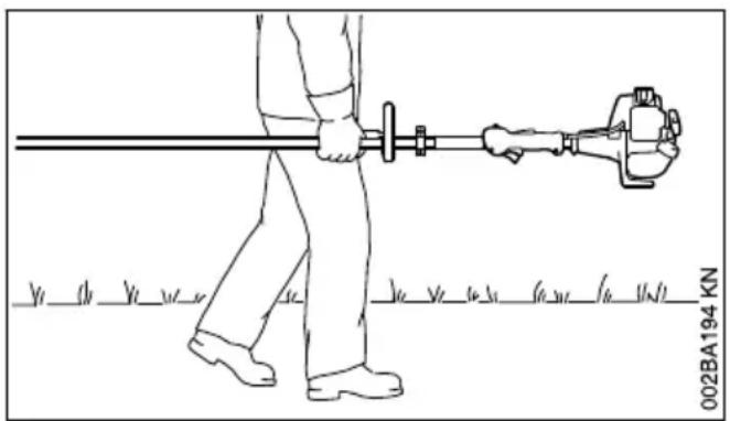 STIHL FS 131 - Motorapparaat vervoeren - 1