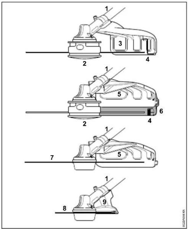 STIHL FS 131 - Verschleitsteile - 2