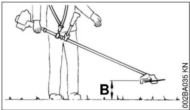 STIHL FS 131 - Apparaat uitbalanceren - 3